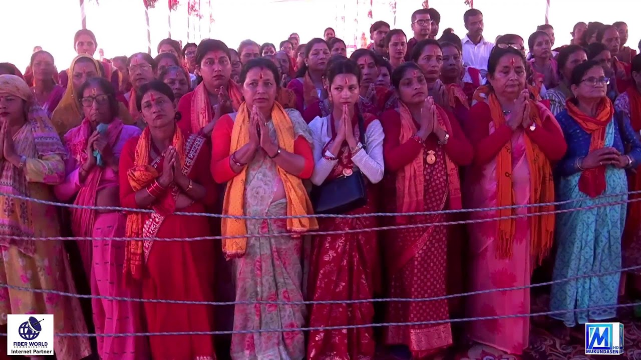 श्री त्रिपुरेश्वर हरिहर मन्दिरको बिशाल श्रीमदभागवत सप्ताह धनधान्याञ्चल ज्ञान महायज्ञको तेस्रो दिन