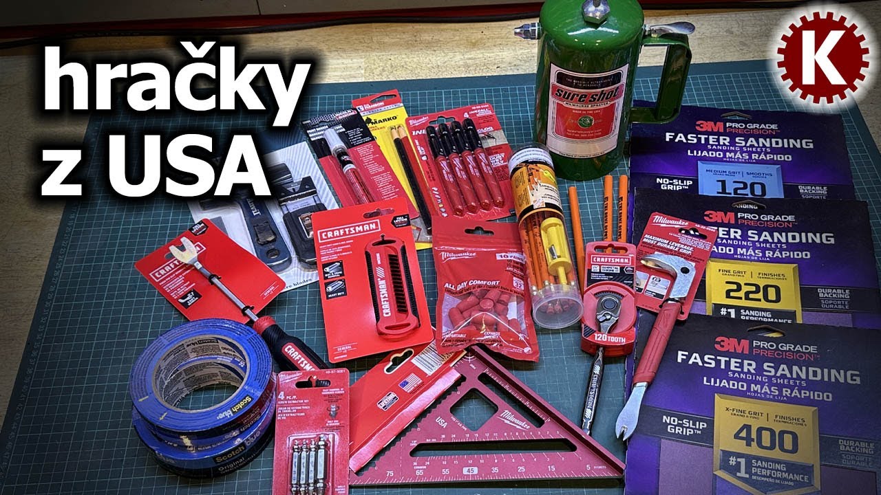 Hračky, nářadí, nástroje, vychytávky z USA