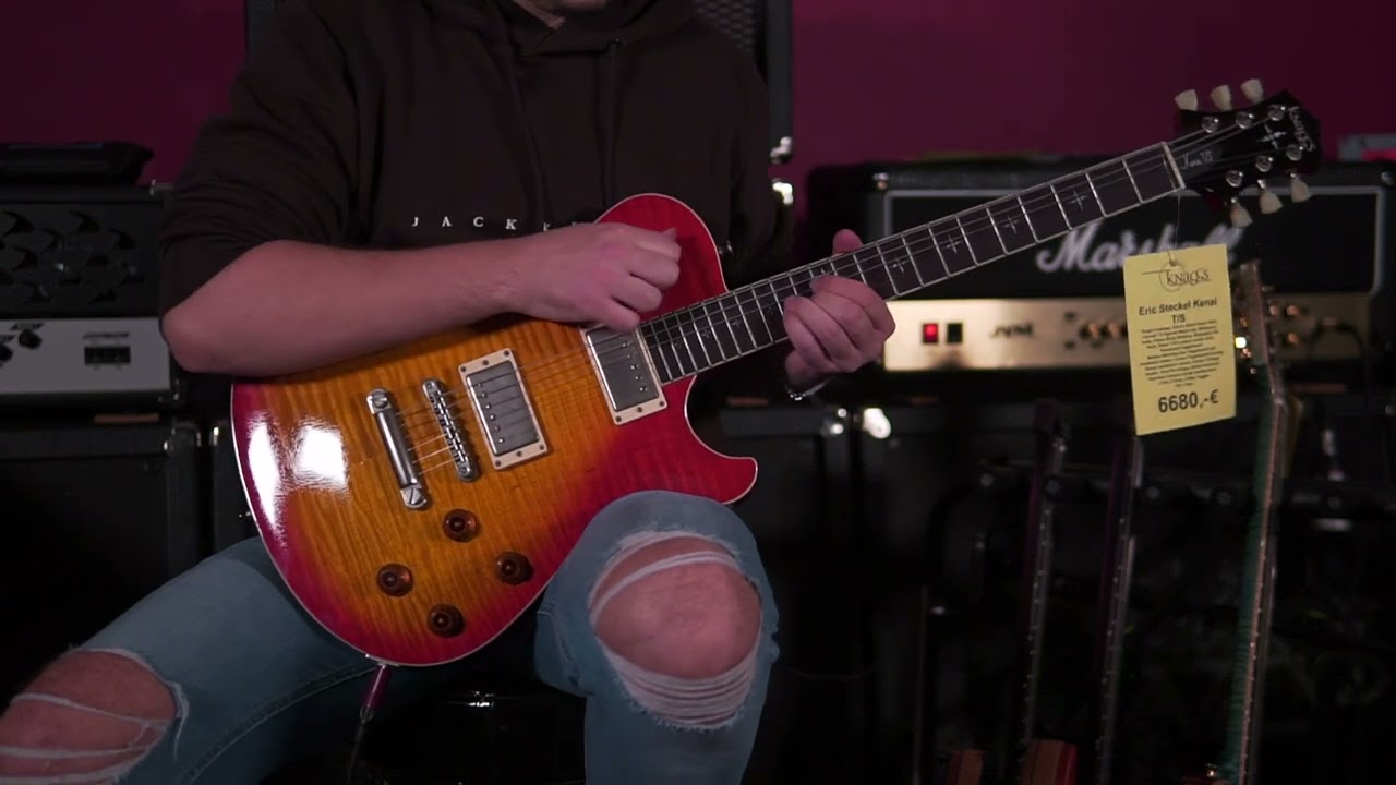 Knaggs Eric Steckel Kenai T/S Cherry Burst Relic / Track Fusion
