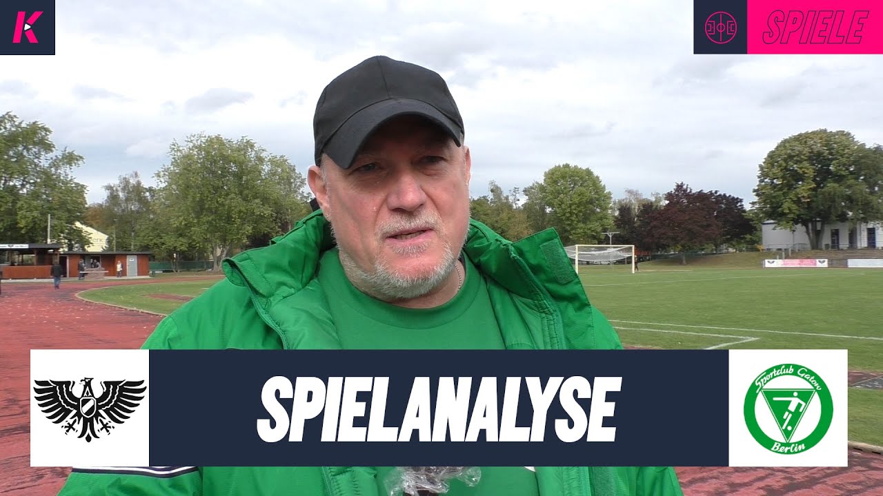 Die Spielanalyse | BFC Preussen &ndash; SC Gatow (Landesliga, Staffel 1)