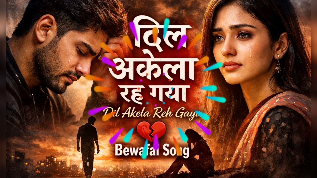 90's Sad Hindi Song 💔 Dil Akela Reh Gaya | Bewafai Song | Heart Touching Sad Song 2026