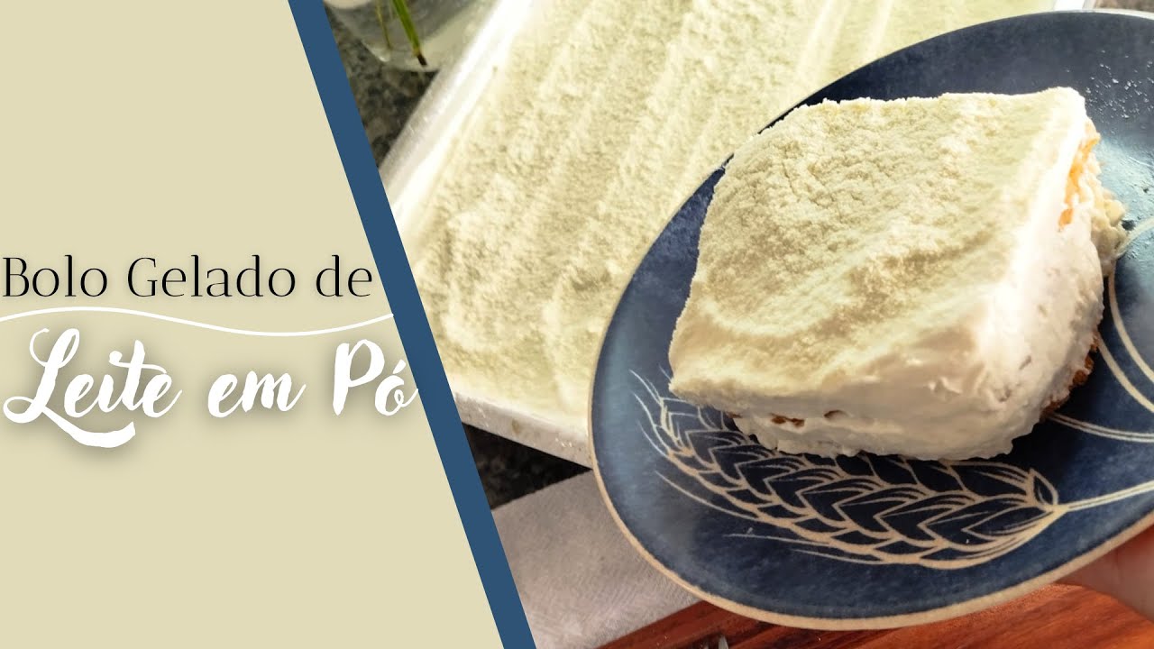 BOLO GELADO DE LEITE EM PÓ, DELICIOSO!