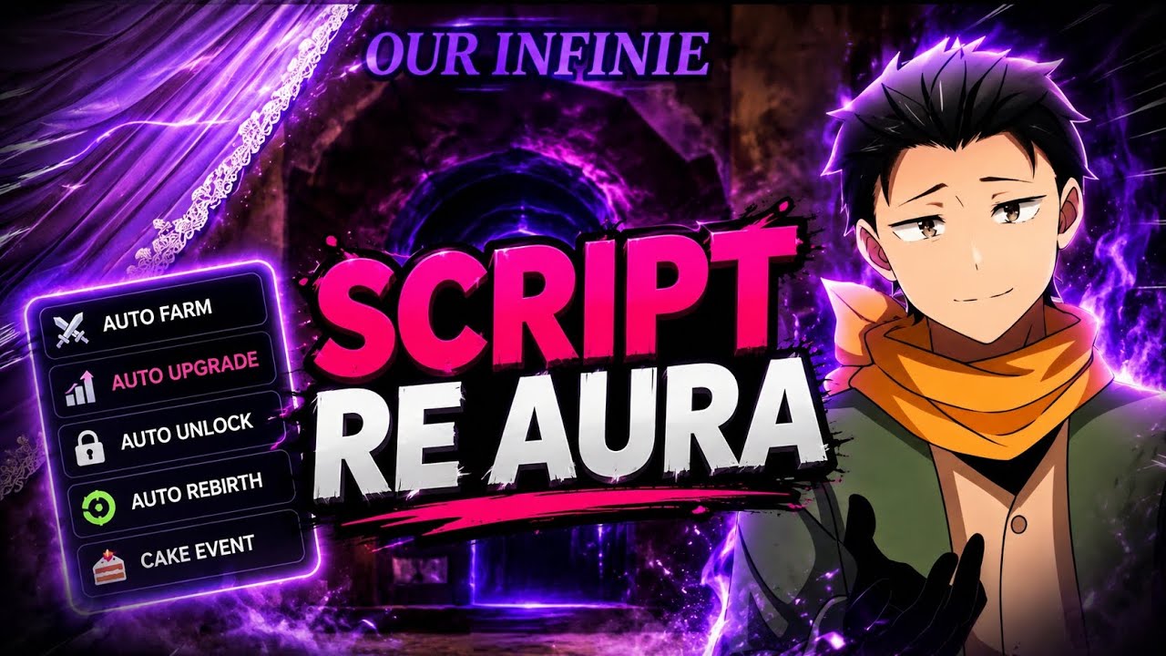 💀 NEW RE AURA SCRIPT! AUTO FARM + AUTO REBIRTH + CAKE EVENT (OP!)
