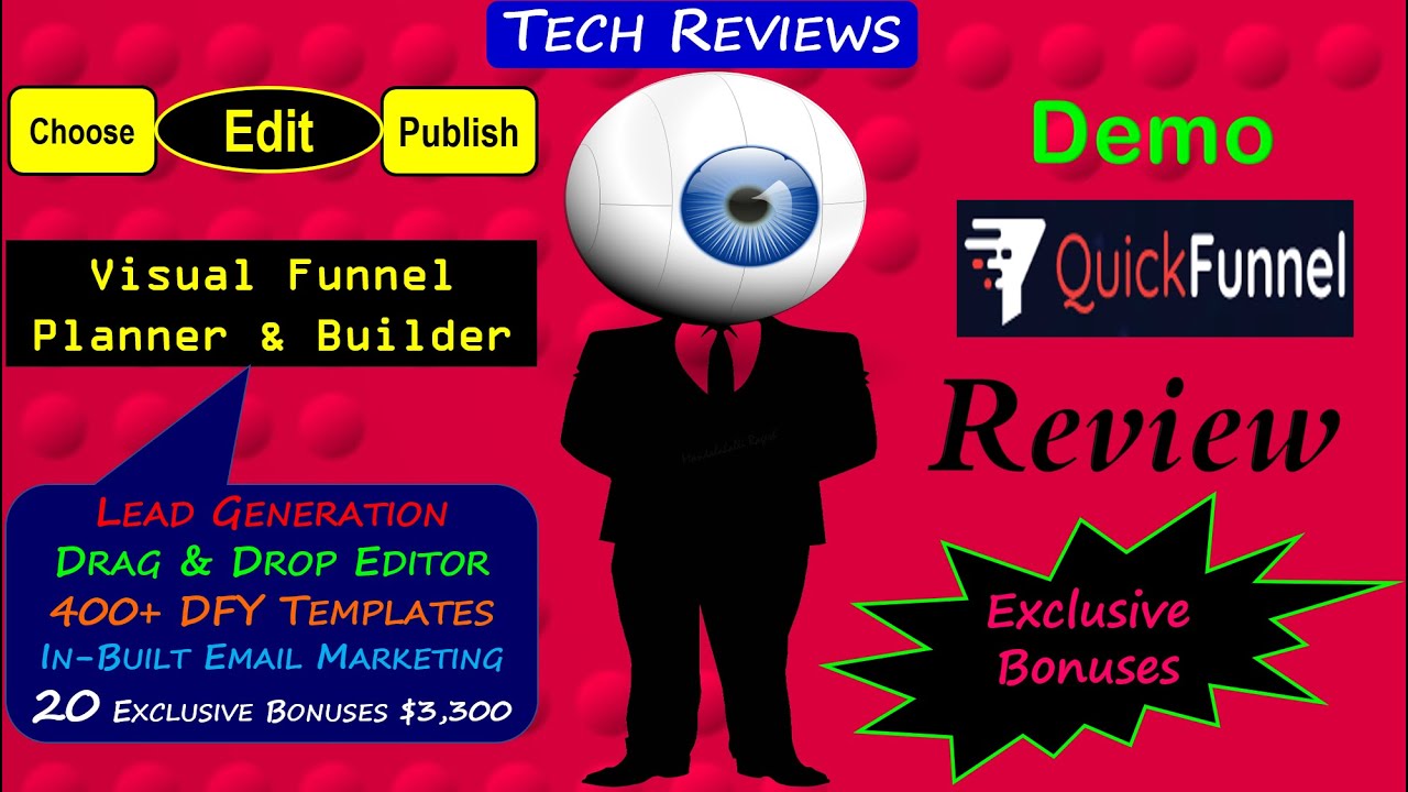 QuickFunnel Review, Bonuses, Demo: Next-Gen Funnel Builder & Planner With Drag & Drop Editor