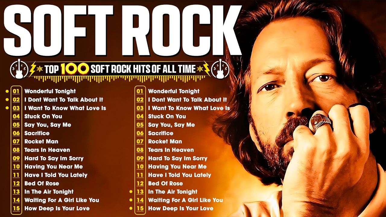 Eric Clapton, Phil Collins, Rod Stewart, Chicago, Michael Bolton 📀 Soft Rock Best Songs 70s 80s 90s
