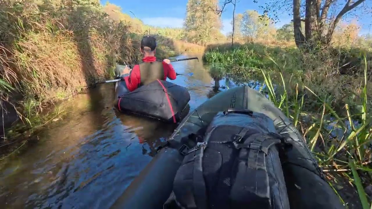 Packrafting - Krztynia River, part 1