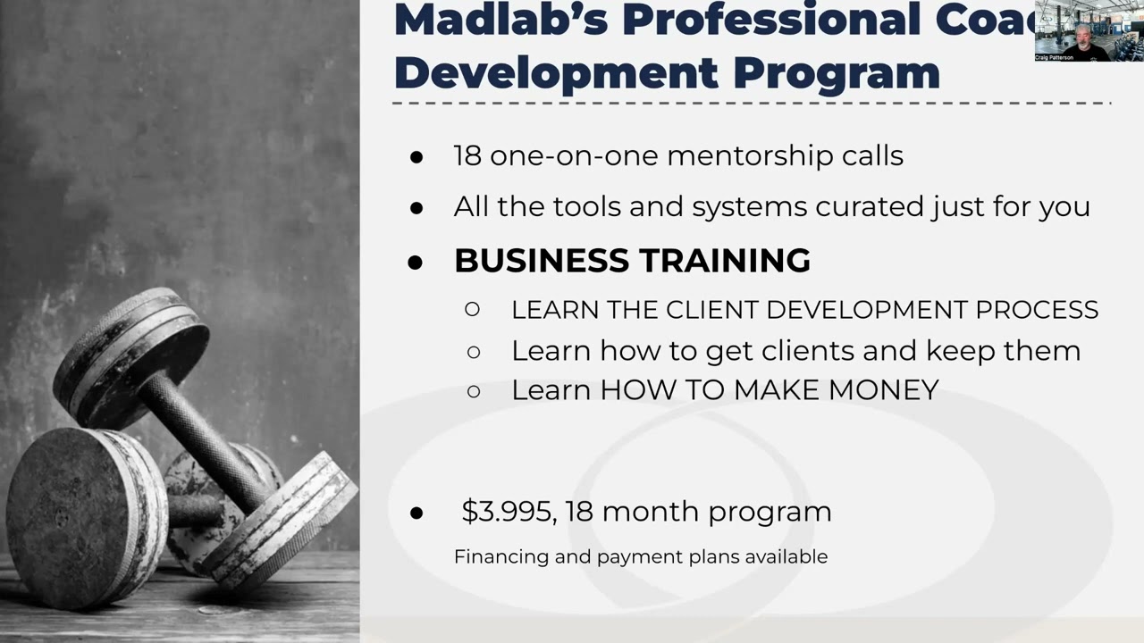 Madlab&rsquo;s Professional Coach Development Program