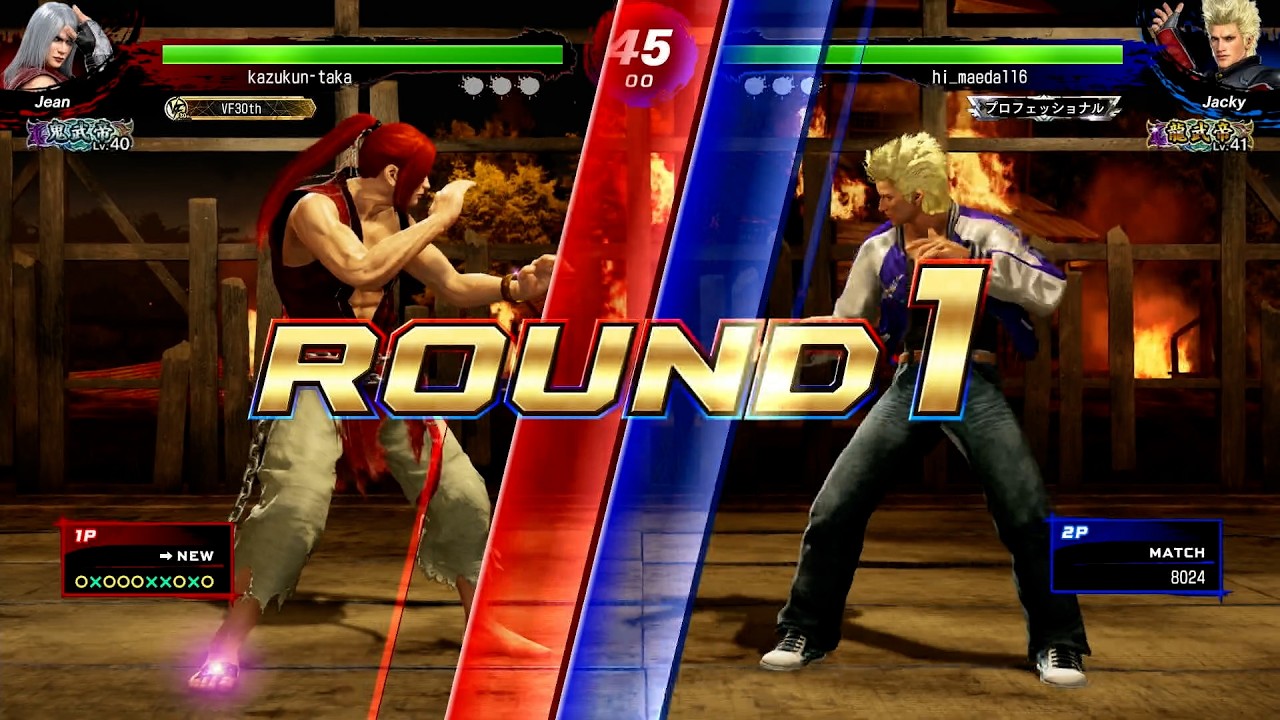 【VFes / VF5us 高段位戦】 鬼武帝 ジャン紅條 VS 龍武帝 ジャッキー