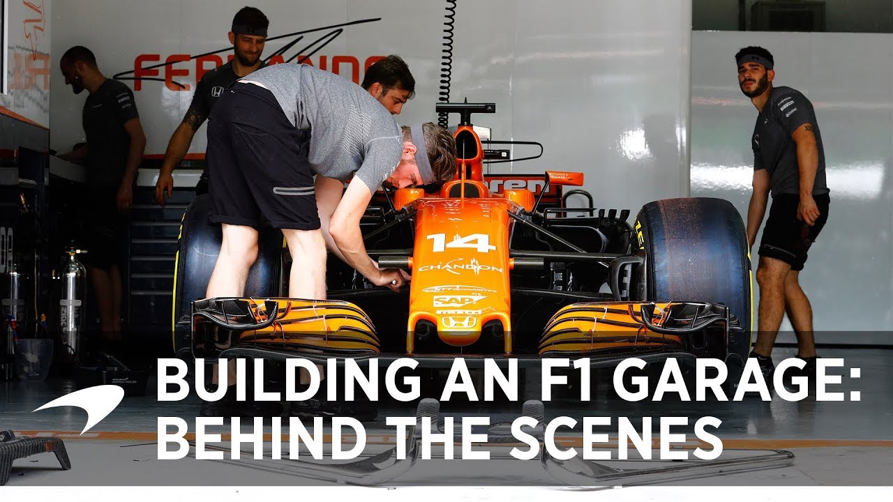 Building a Formula 1 garage | Behind the scenes