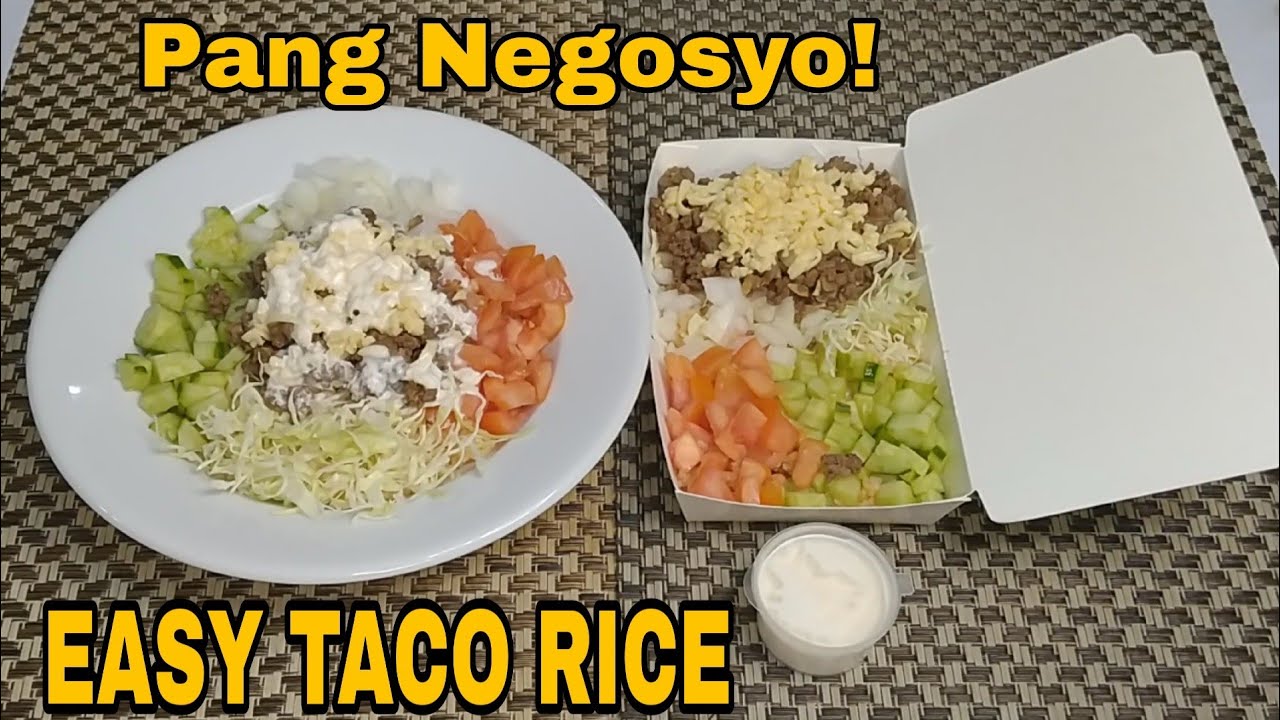 Easy Taco Rice (Pang Negosyo/ Home Business!) :)