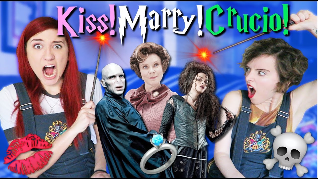 KISS, MARRY, CRUCIO! (Harry Potter Kiss/Marry/Kill) ft. Tessa Netting