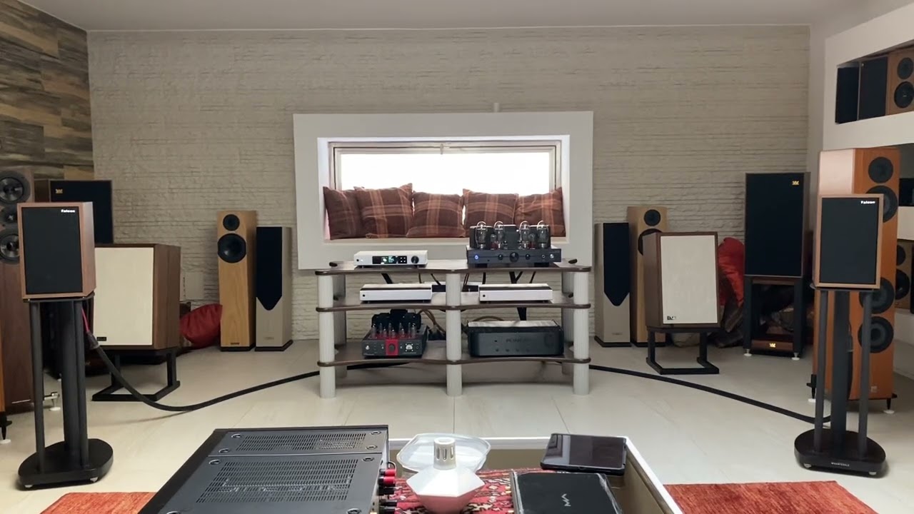Diffusori Falcon q7/integrato valvolare Cary Audio Sli 100/MATRIX AUDIO ELEMENT X2 PURE - STREAMER