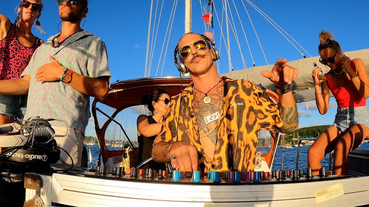 2024 NYE Dinghy Disco - Chill Beach House Yacht Music Party with DJ Trevor Nygaard in the Caribbean