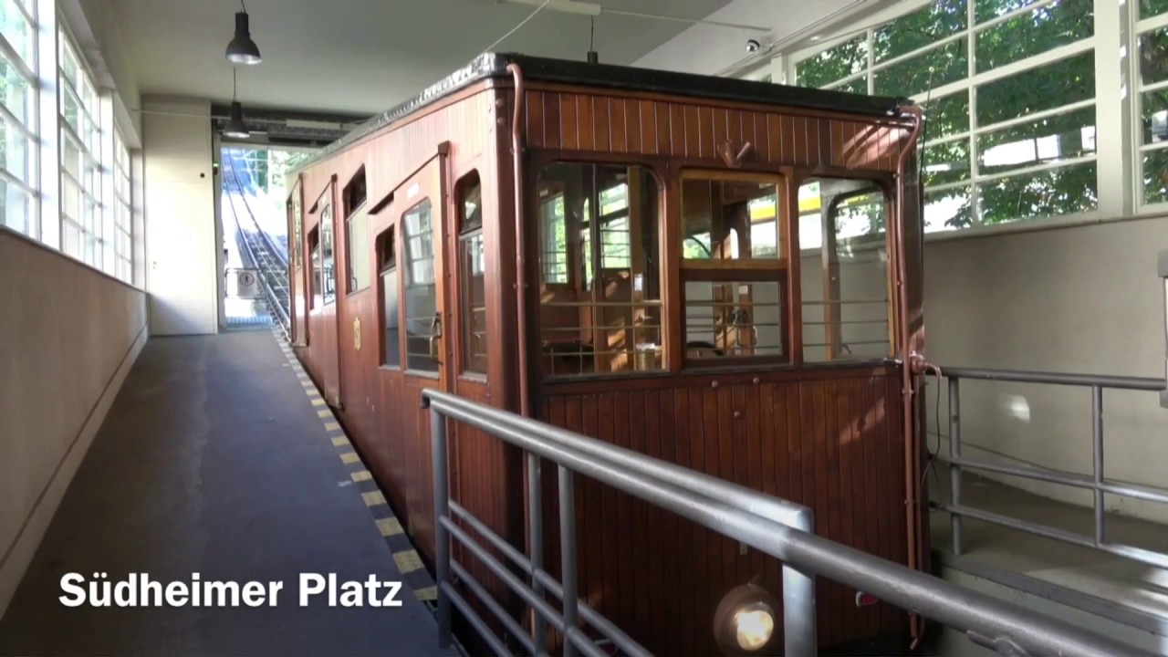Standseilbahn (Funicular Railway) Stuttgart, Baden-Württemberg, Germany - 7th August, 2017