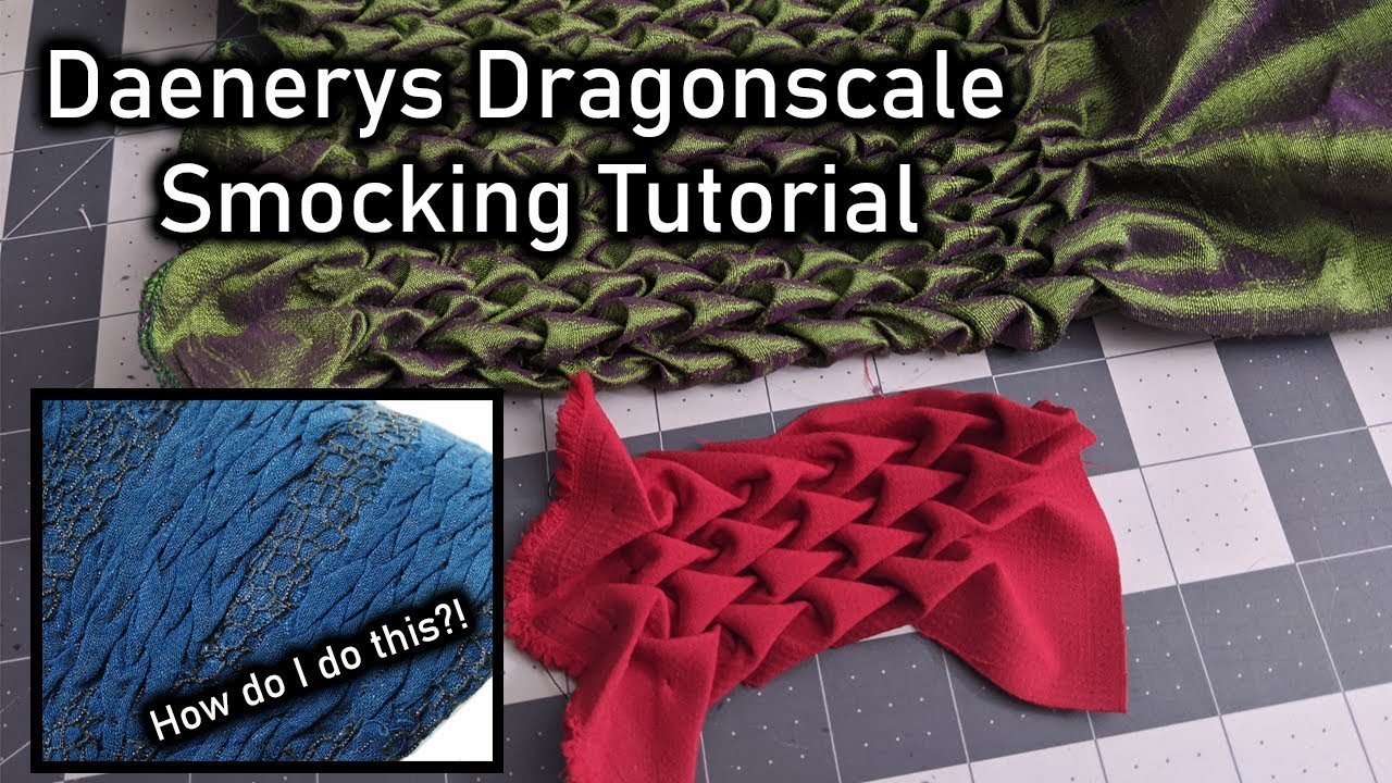 Daenerys Dragon Scale Smocking Cosplay Tutorial