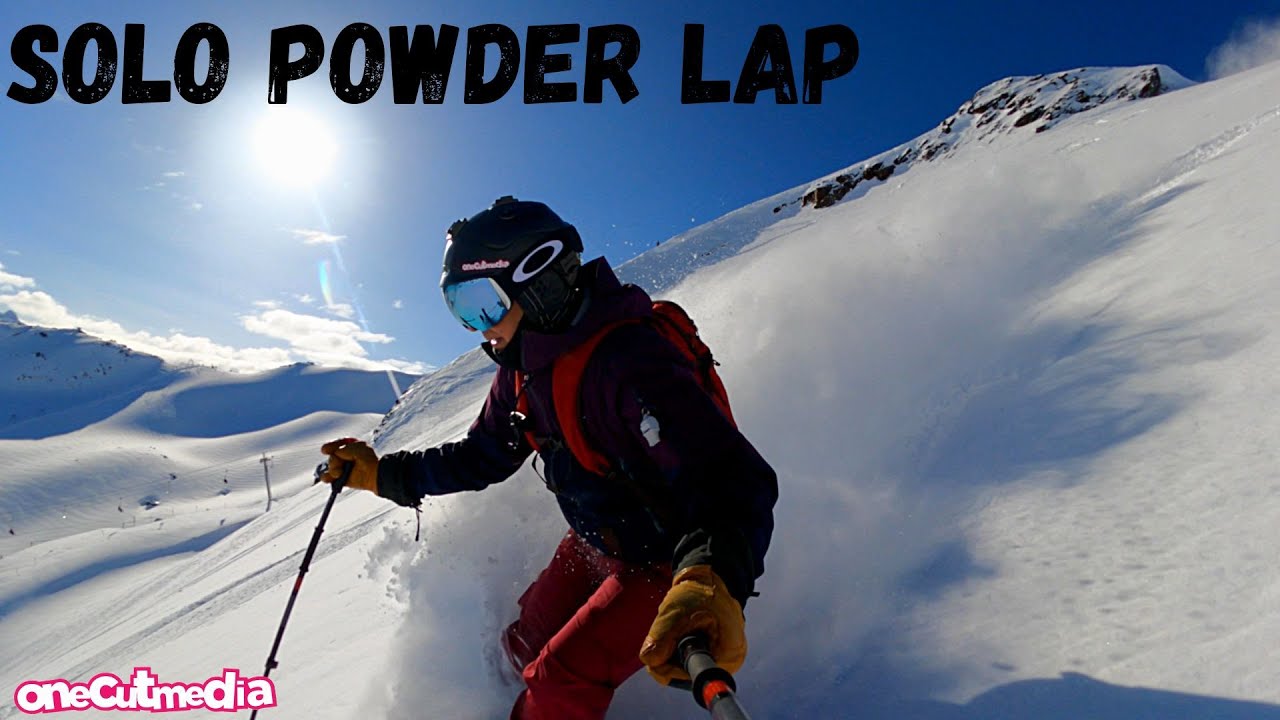 Epic solo powder lap - Whistler Bowl and Shale Slope  onecutmedia