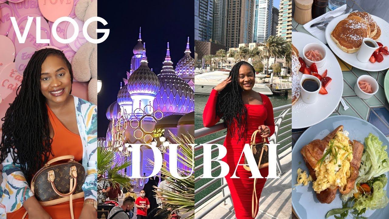 VLOG DUBAI 🇦🇪 (1) - Dubai mall, global village, burj khalifa, City walk, Dubai marina | LYSIANE