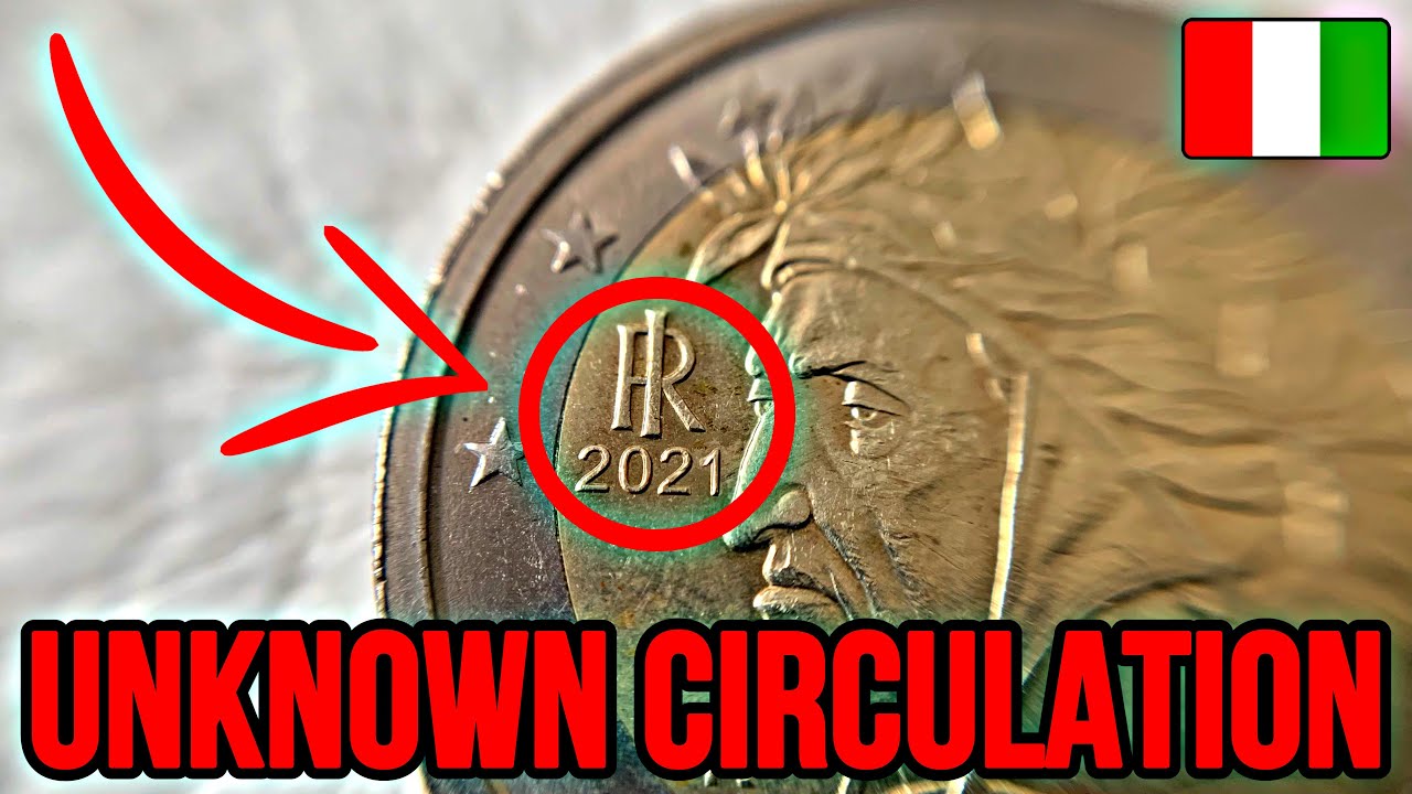 RARE 2 EURO 2021 ITALY - RARE UNKNOWN CIRCULATION