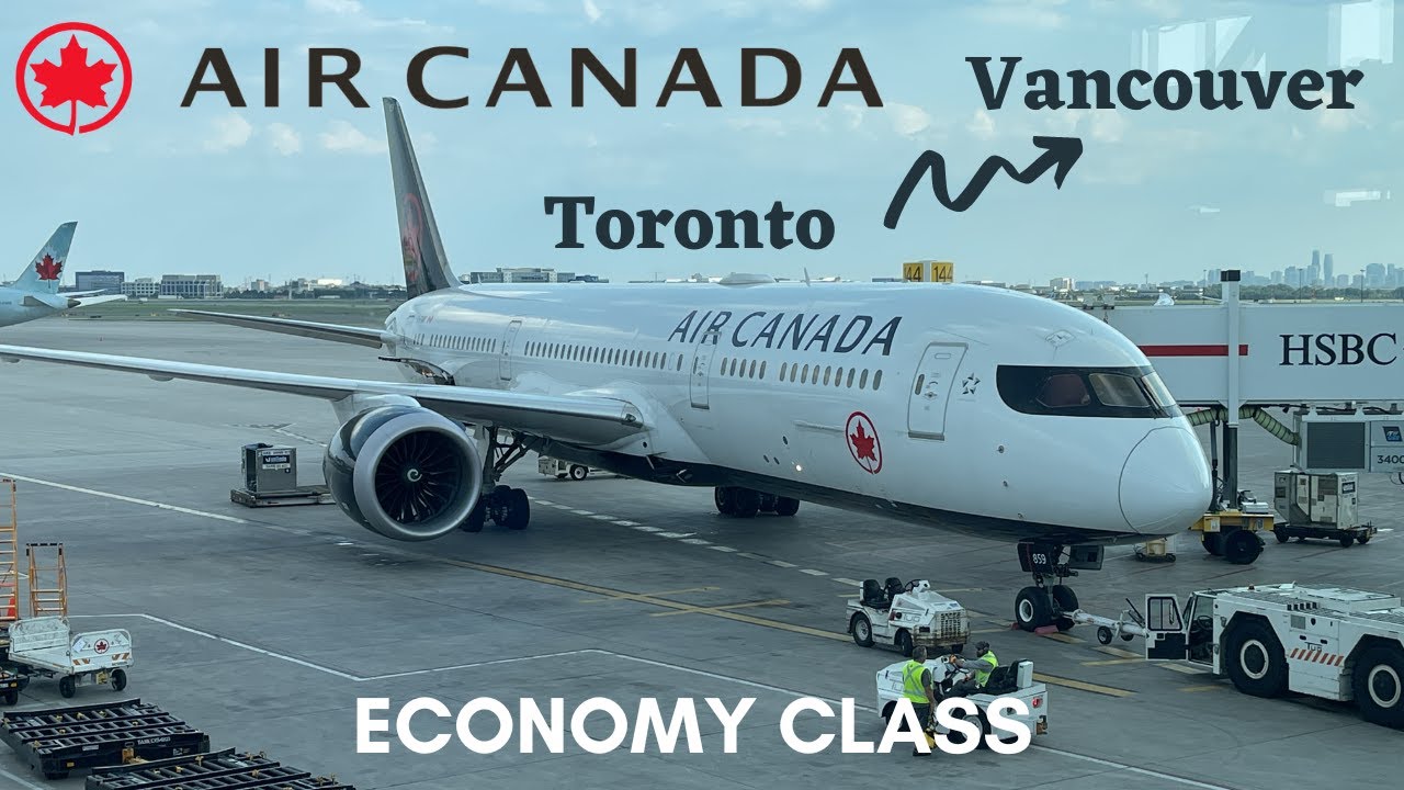 5 HOUR ECONOMY CLASS FLIGHT ACROSS CANADA! Air Canada Boeing 787-9 to Vancouver