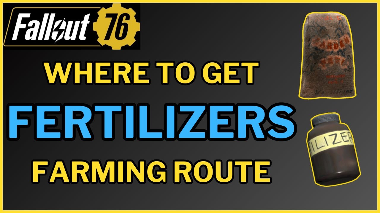 Best Way to Farm Fertilizer Location up to 60+ Fertilizer per Run Fallout 76