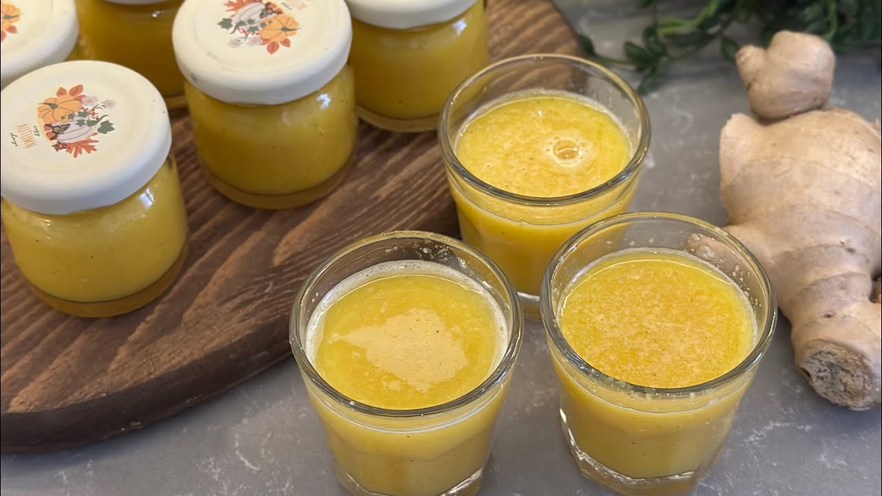 Bağışıklık güçlendirici💯Kış aylarında vazgeçilmez içeceğiniz olacak Ginger Shot Tarifi✨