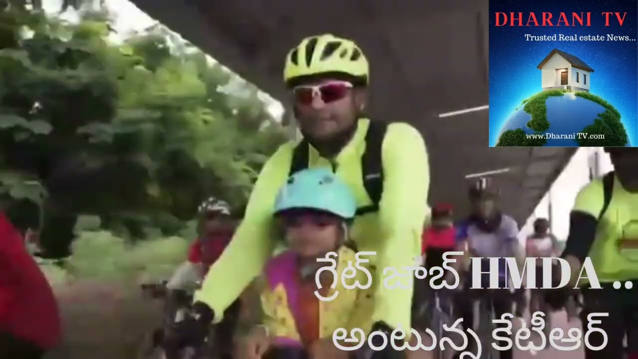 Longest cycling track in India... #telangana #kcr #ktr  #hyderabad #hyderabadi #health #healthy .