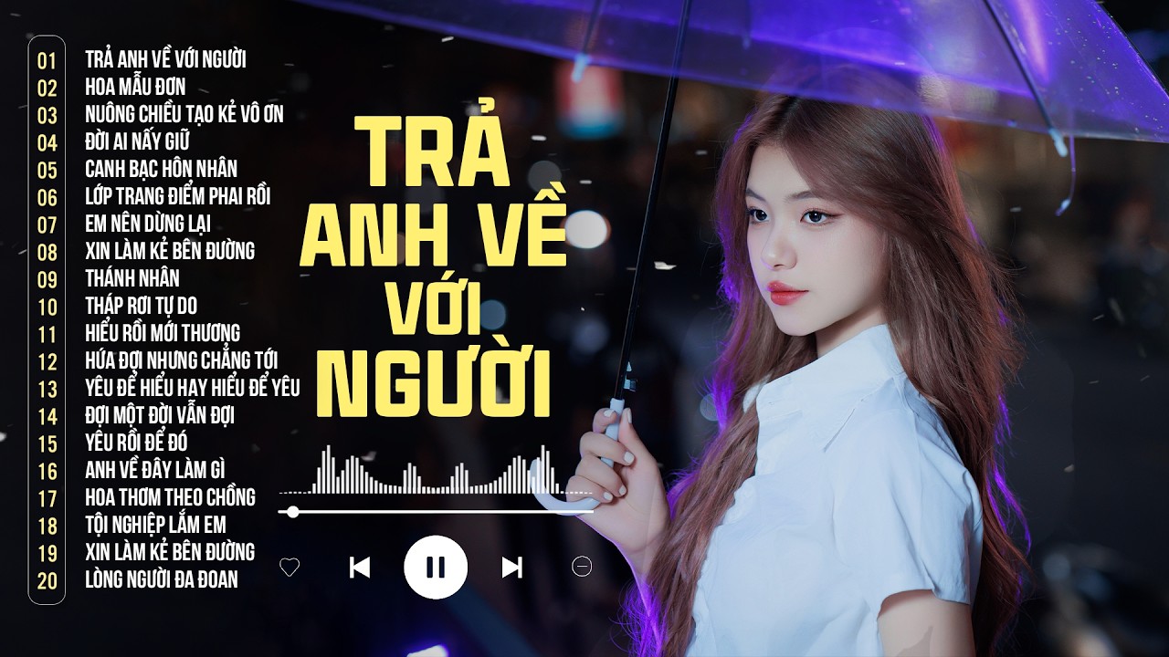 Trả Anh Về Với Người, Không có anh kề bên em vẫn sống tốt - LK Nhạc Trẻ Tâm Trạng Hay Nhất 2026
