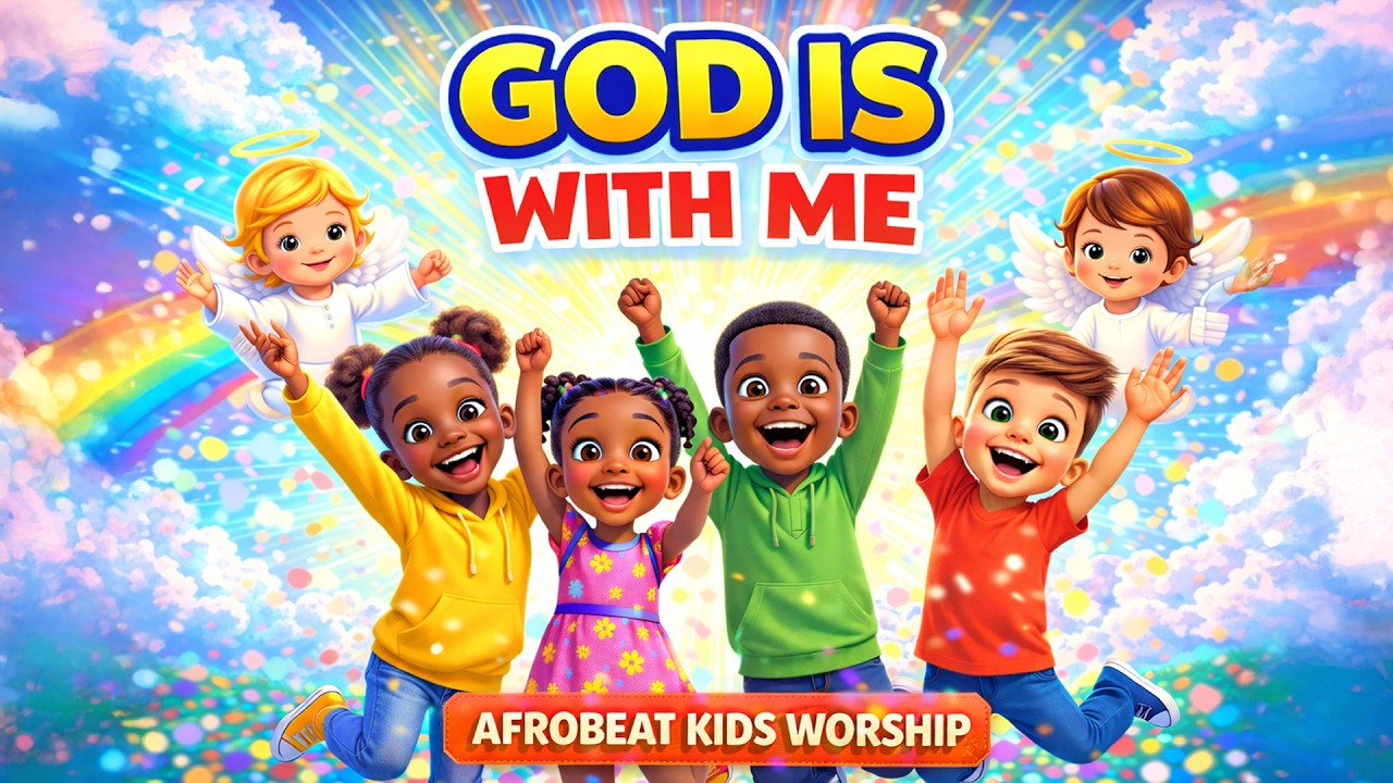 God Is With Me 💃 Kids Worship Song | 3D Animation | AFROBEAT