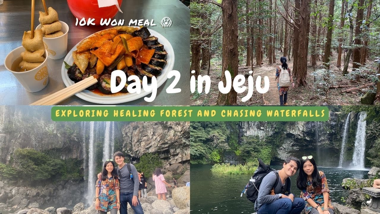 Jeju Day 2: Healing forest, Jeongbang waterfall, Cheonjiyeon waterfall  and Saeyeongyo bridge