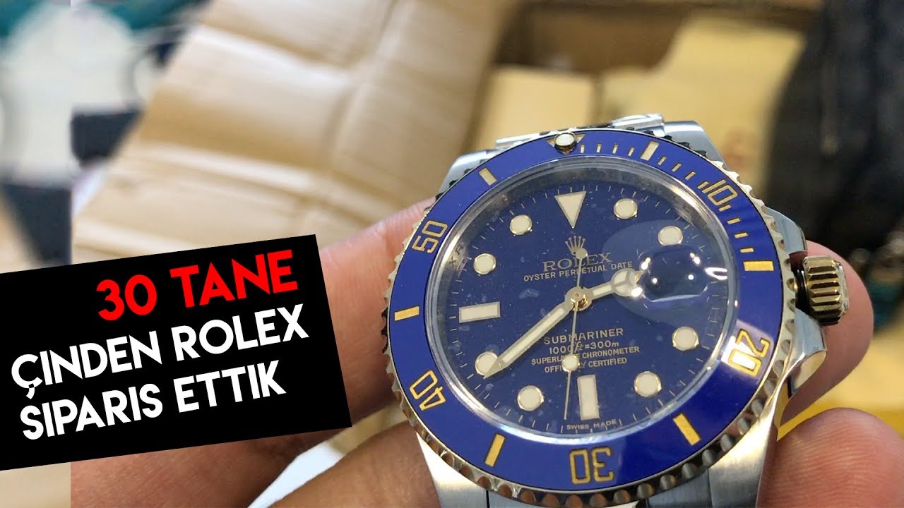 ÇINDEN 30 TANE ROLEX SIPARIS ETTIK! - KUTU AÇILIMI - UNBOXING