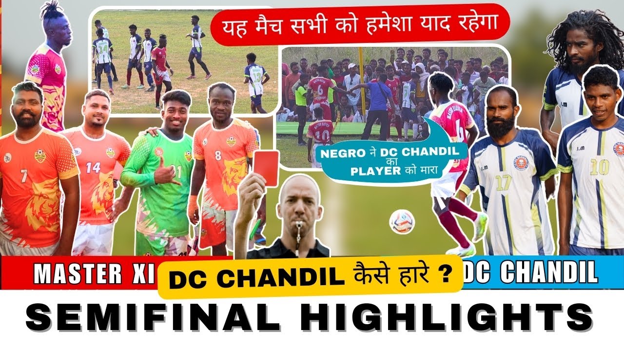 DC CHANDIL 🆅🆂 MASTAR XI CHIIRUGORA( AC BLACK )|| SEMIFINAL HIGHLIGHTS || #sunillohar #sadhumarandi
