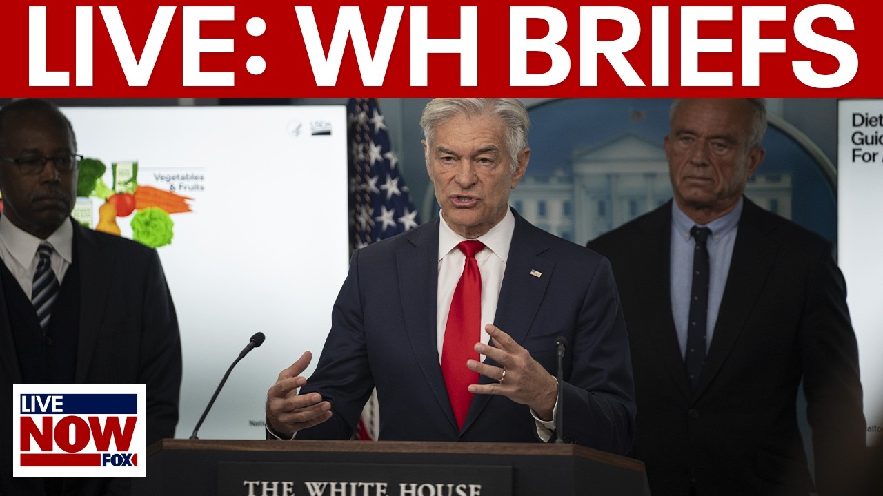 LIVE: White House press briefing with Dr. OZ