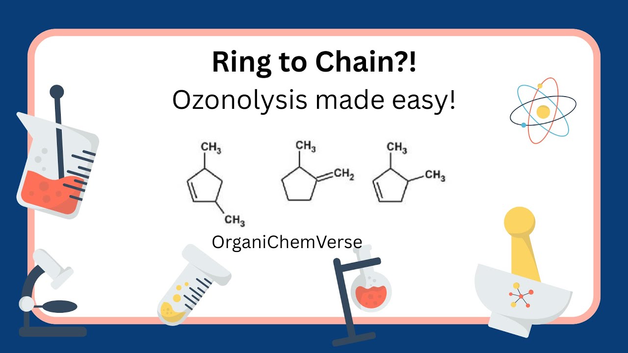 Ozonolysis Magic! 1,3-Dimethylcyclopentene &rarr; 5-keto-2-methylhexanal Explained! #carbonylcompounds