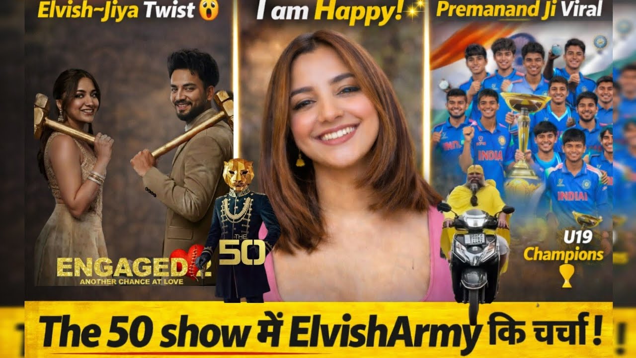 || ElvishYadav Trending Again😱 || Jiya बोली I am Happy || Archit vs Maxtern पूरा सच || U19 World Cup