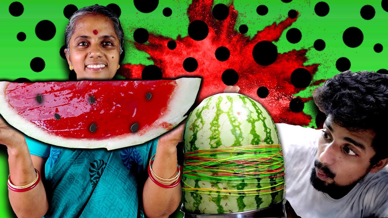 Summer சேட்டைகள் 🌤😜| WATERMELON Experiment🍉| Fun with Mom🤣😅