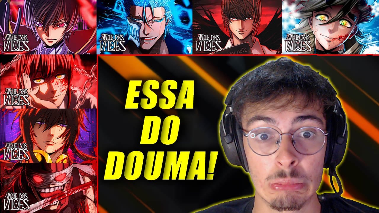 (ONLY FLOW BRABO!) REACT 7 in 1 - &Eacute;ODAN (Lelouch, Makima, Hades, Stain, Grimmjow, Kira and Douma)