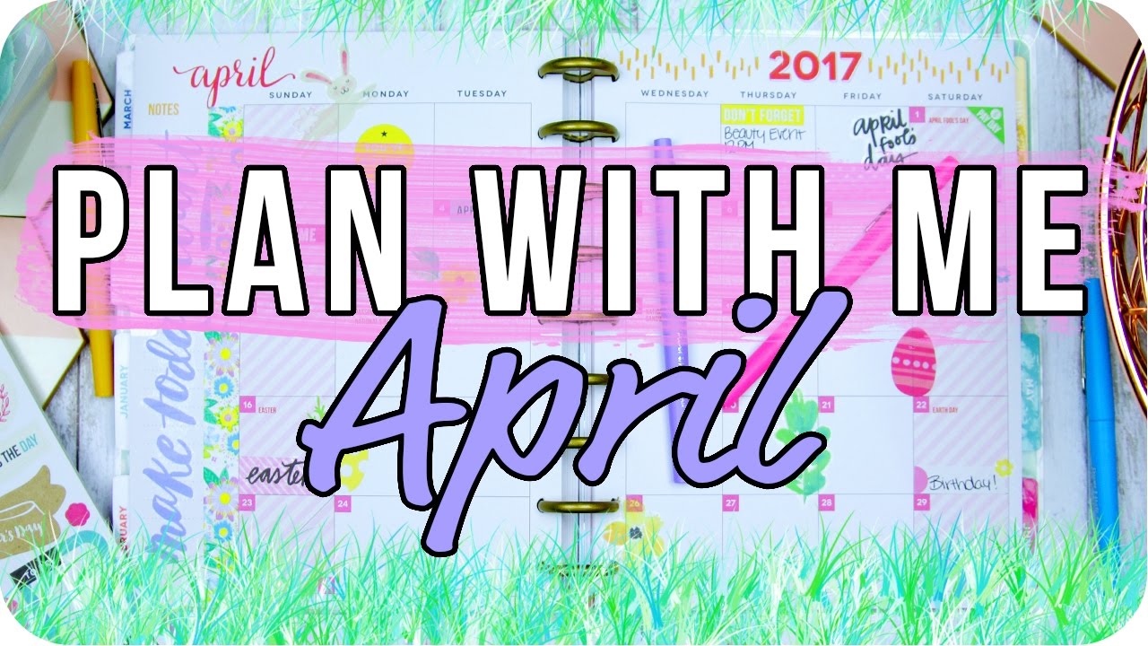 Plan with Me - Planner Routine April 2017