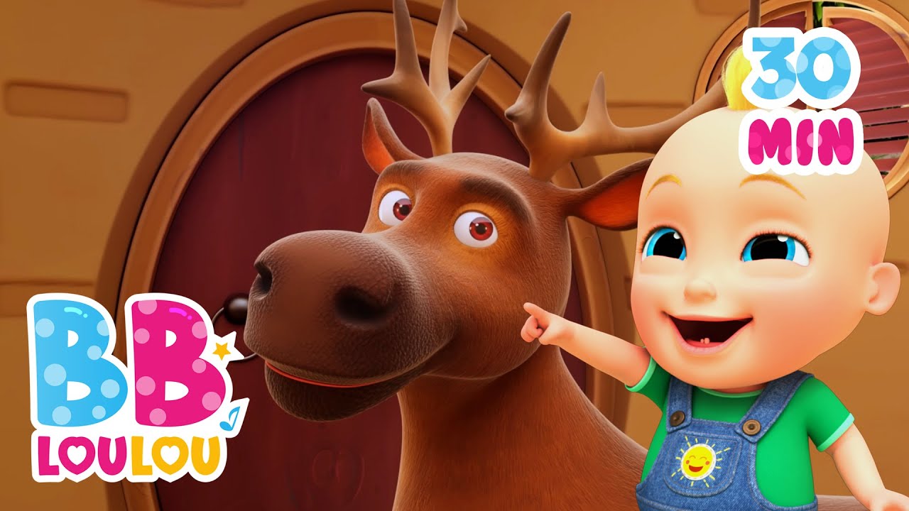 🏠 Dans Sa Maison Un Grand Cerf 🦌 🐇 | Chansons ludiques et éducatives pour les enfants | BB LouLou