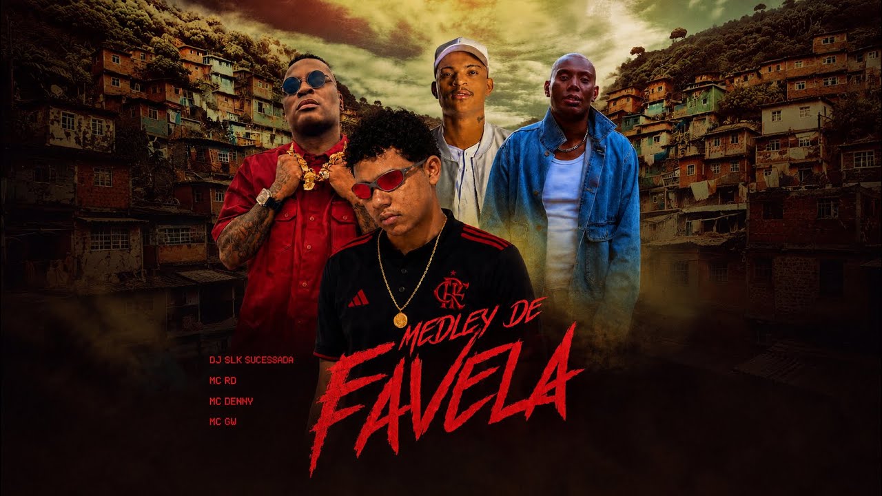 MEDLEY DE FAVELA ( REGGAE FUNK ) MC RD, MC DENNY, MC GW & DJ SLK SUCESSADA 