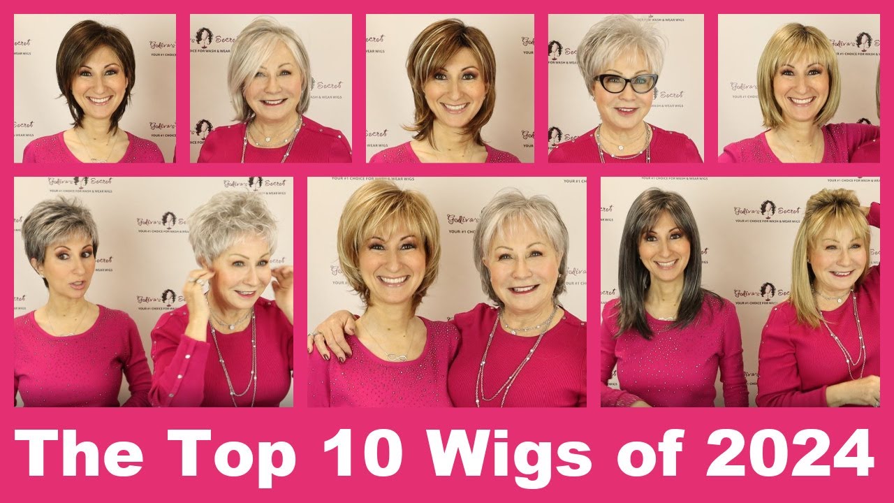 The Top 10 Wigs of 2024 -  Shown in Top Wig Colors (Official Godiva's Secret Wigs Video)