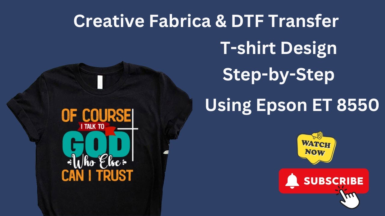 Как использовать Creative Fabrica для создания футболки с помощью DTF