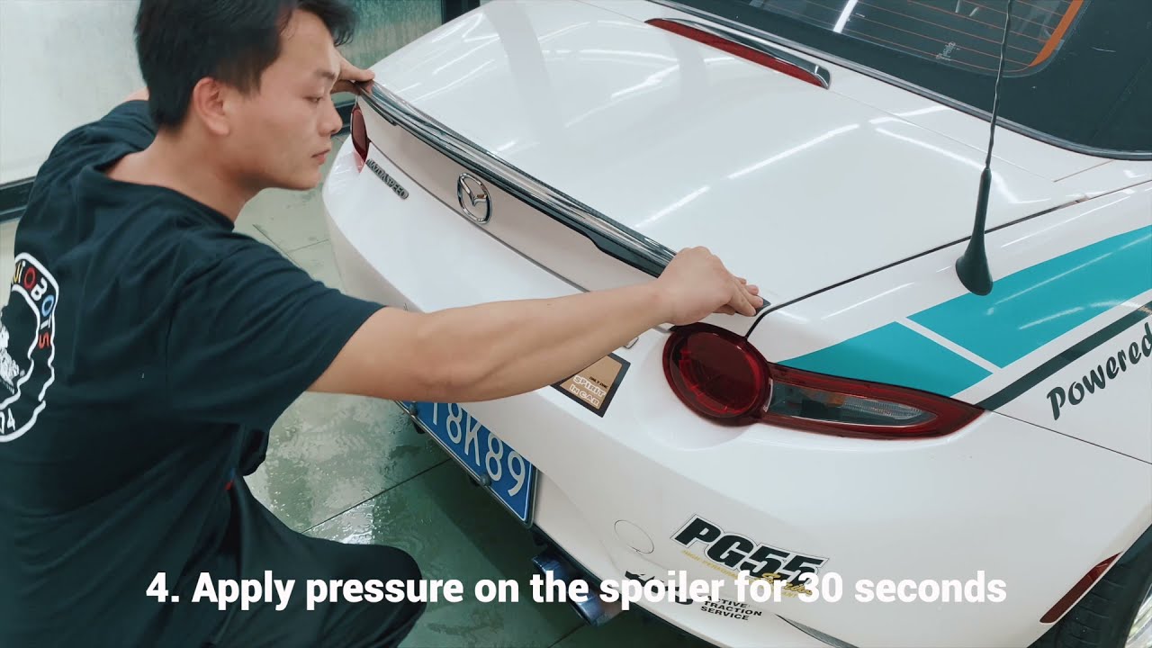 Installation Guide Dry Carbon Fiber Subtle Trunk Spoiler For Miata ND/Mk4 by CarbonMiata