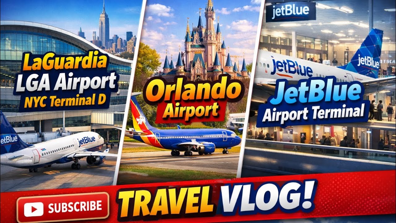 LaGuardia LGA Airport NYC Terminal D | Orlando Airport | JetBlue Airport Terminal | iqra.diaries