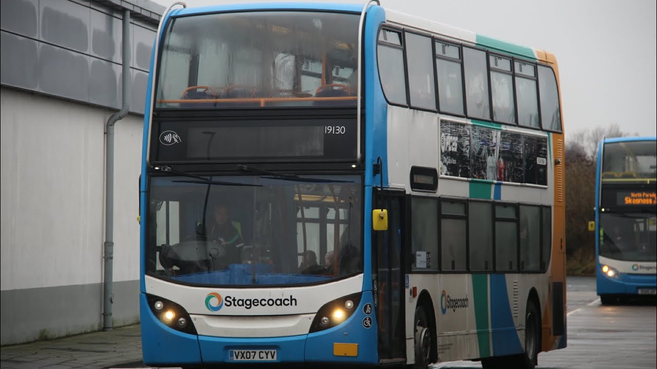 Stagecoach East Midlands 19130 VX07 CYV ADL Enviro 400 Trident II 