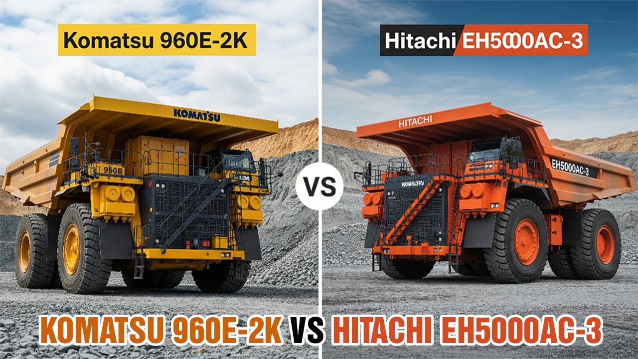 Komatsu 960E-2K vs Hitachi EH5000AC-3