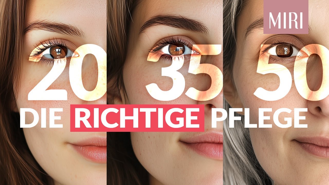 Hautpflege ab 20, 35, 50 - Die richtigen Produkte