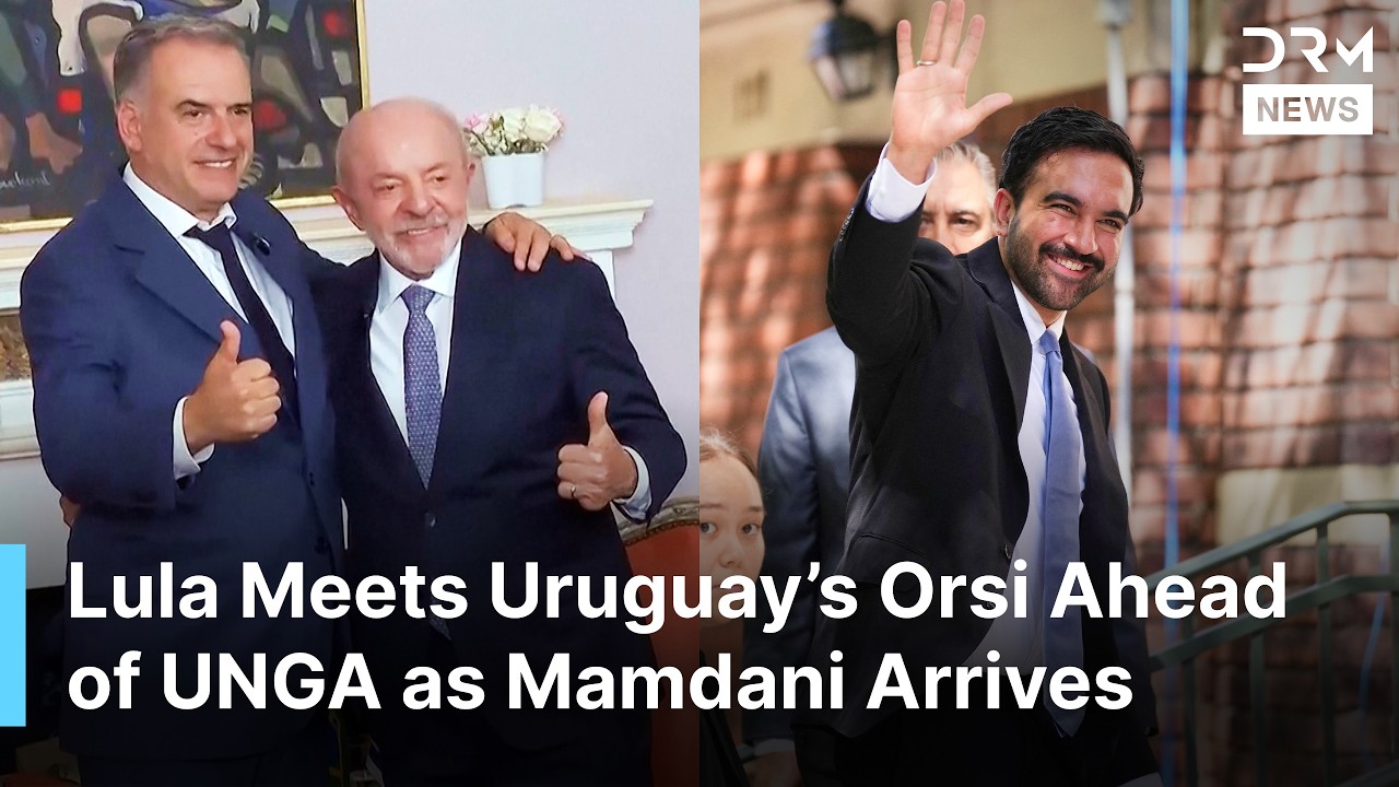 Brazil&rsquo;s Lula Meets Uruguay&rsquo;s Orsi as Mamdani Arrives for Key Meeting Ahead of UNGA | AC1N
