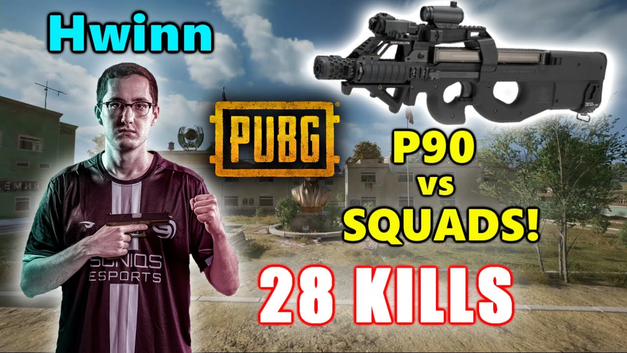 Soniqs Hwinn - P90 vs SQUADS! - 28 KILLS (38 TOTAL) - Shane_doe, Baddylul & Ashleykan - PUBG