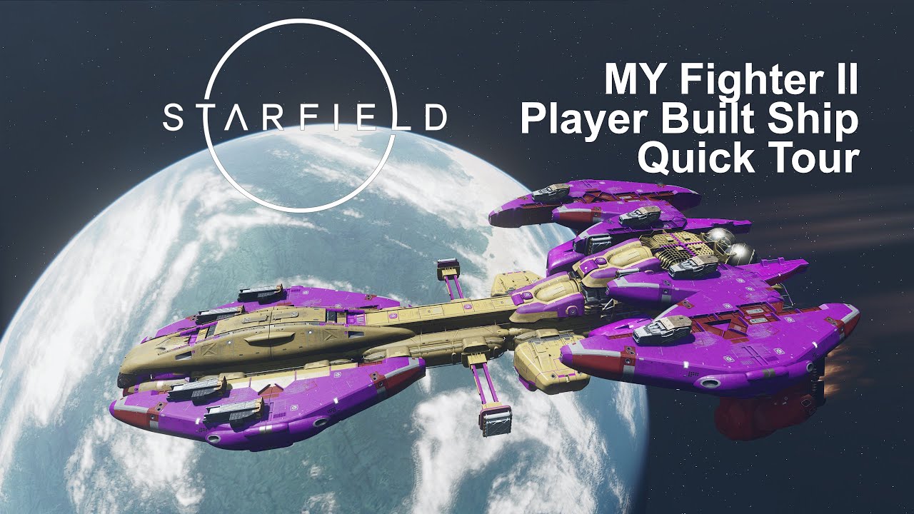 STARFIELD | MY Fighter II - Player Built Ship - Quick Tour | PC &bull; RTX3080 Ti #starfield