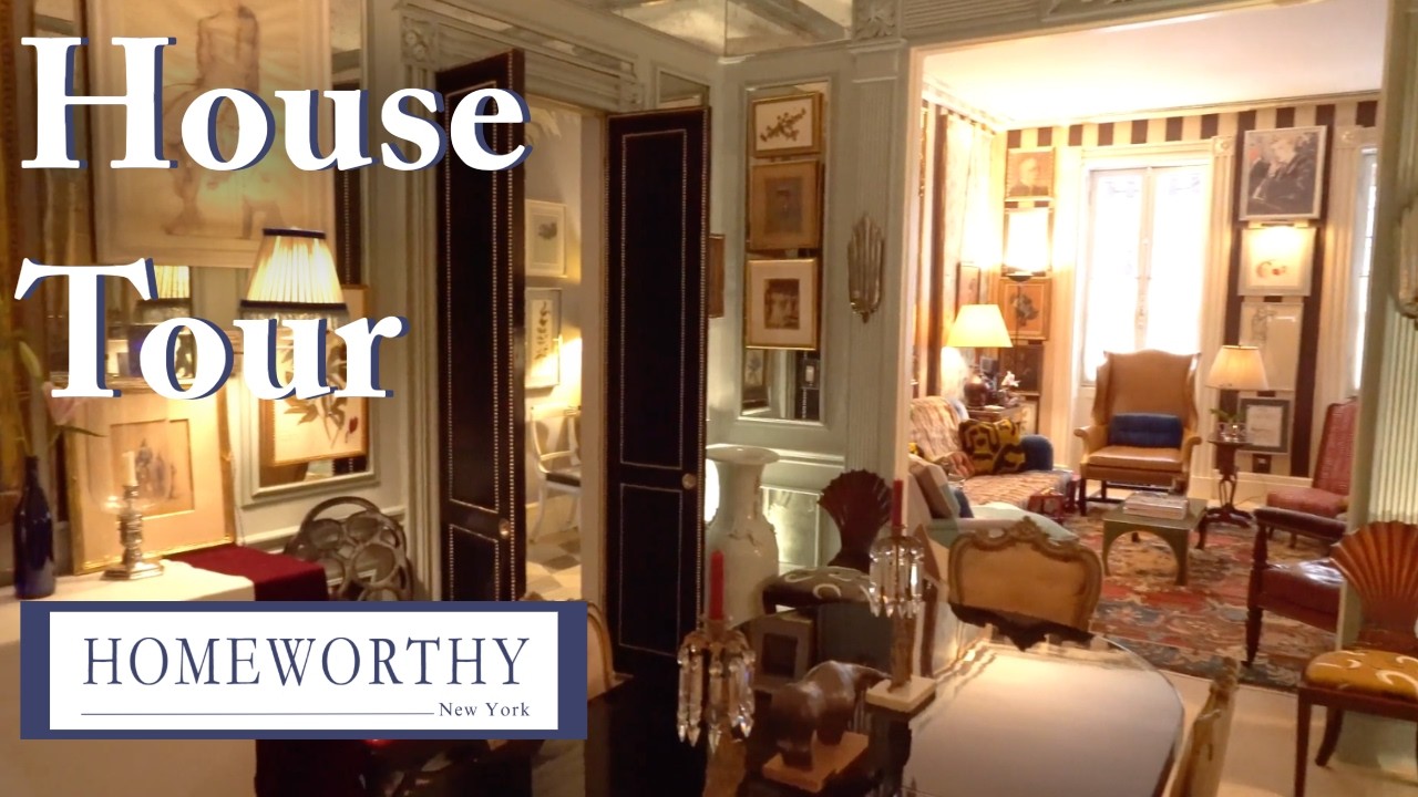 NYC APARTMENT TOUR | Inside Miles Redd’s Glamorous NYC Townhouse with Alex Papachristidis